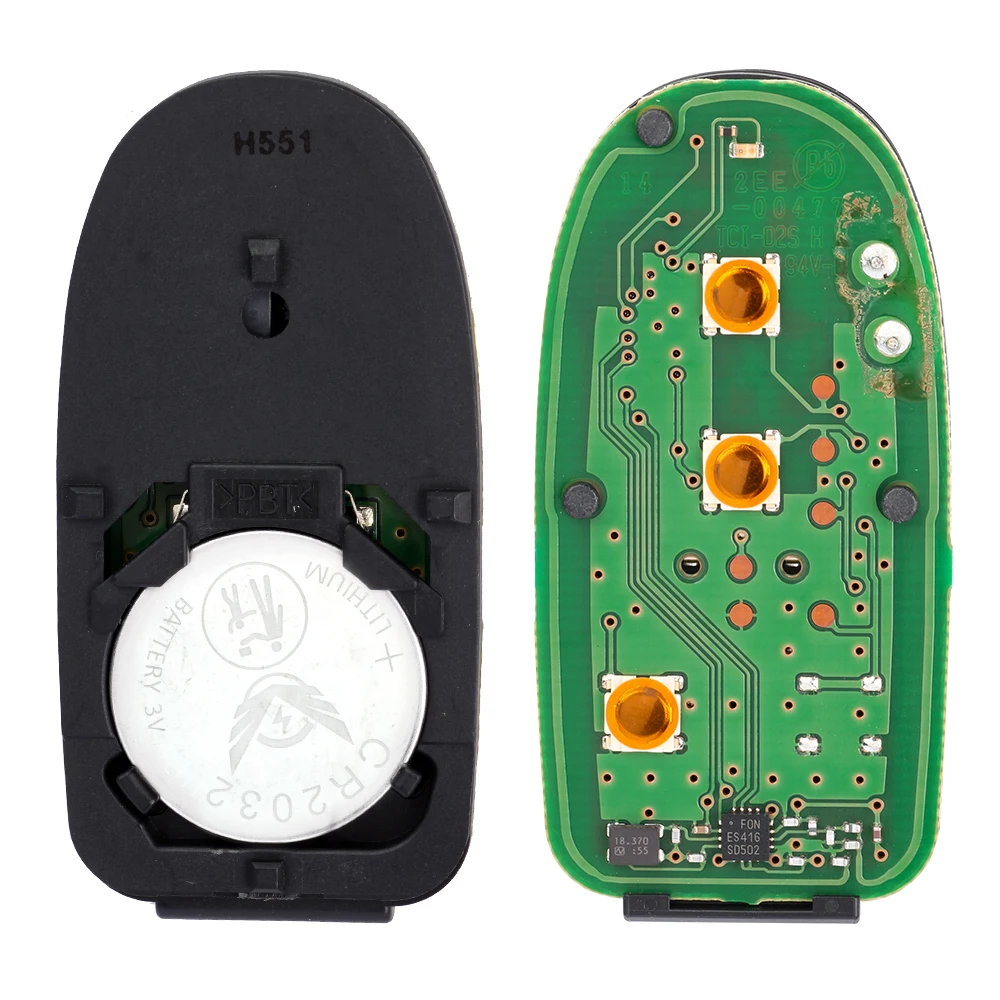 KEYECU 2 3 4 Buttons 315MHz PCF7953/ HITAG 3/ 47 Chip for Suzuki Alto Wagon Hustler Russia Market OEM Smart Remote Key Fob R74P1