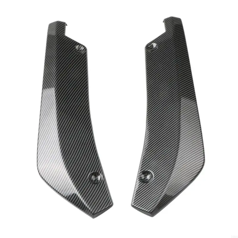 العالمي مانع صدمات خلفي للسيارة الشفاه سبويلر الناشر الفاصل الخلفي سبويلر مع مسامير خدش حامي سيارة الجانب الحاجز تنورة #3