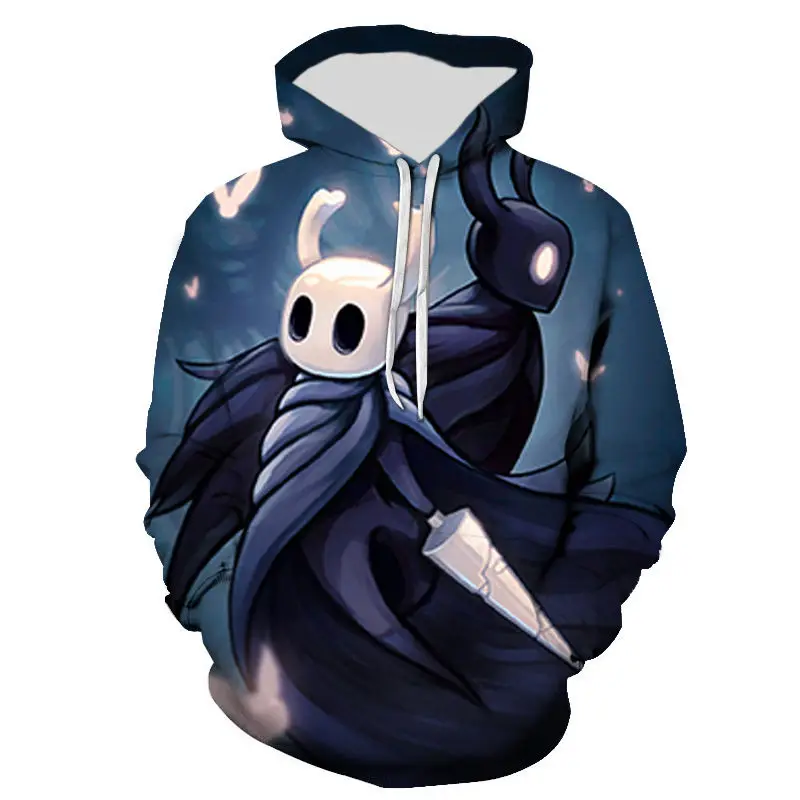 Men Women Children Hollow Knight Sweatshirts 3D Printed Pullover Long Sleeve Boy Girl Kids Hoodies Streetwear Casual Jacket