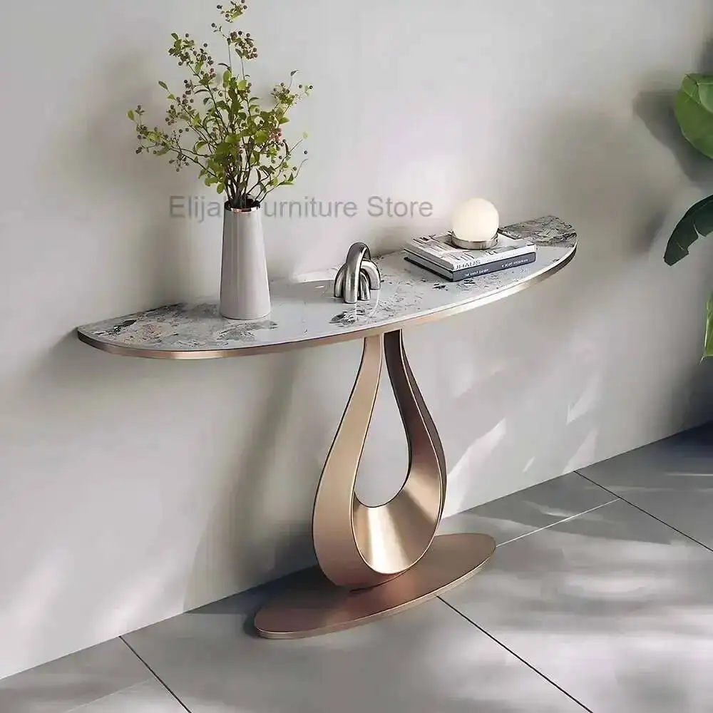 

Nordic Modern Console Tables Metal Midcentry Lobby Luxury Console Table Entrance Hallway Consolle Ingresso Living Room Furniture