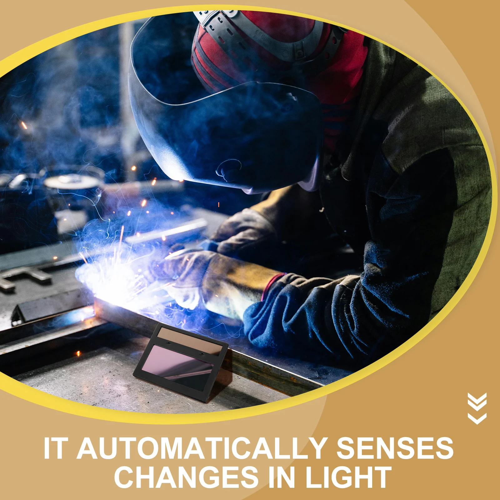 Lensvervanging voor zonnepaneel Lassen Beschermhoes Auto Verduistering Schaduw 5-8 Lasbeschermingsapparatuur