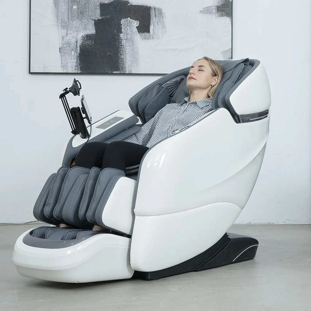 

2025 New Massage Chair Shiatsu Vibrating Heating SL 4d Zero Gravity Full Body Massage Chair With Foot Massager
