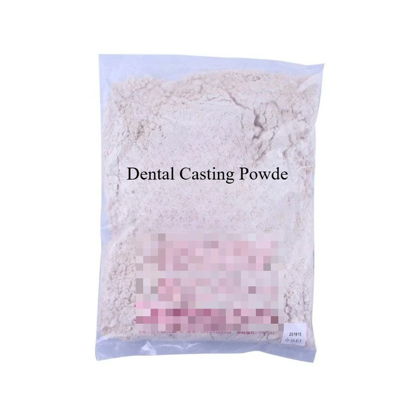 1kg Dental Casting Powder Gypsum Free Dental Casting Alloy Embedding Material Plastic Wax Restoration Body Strong Solidification