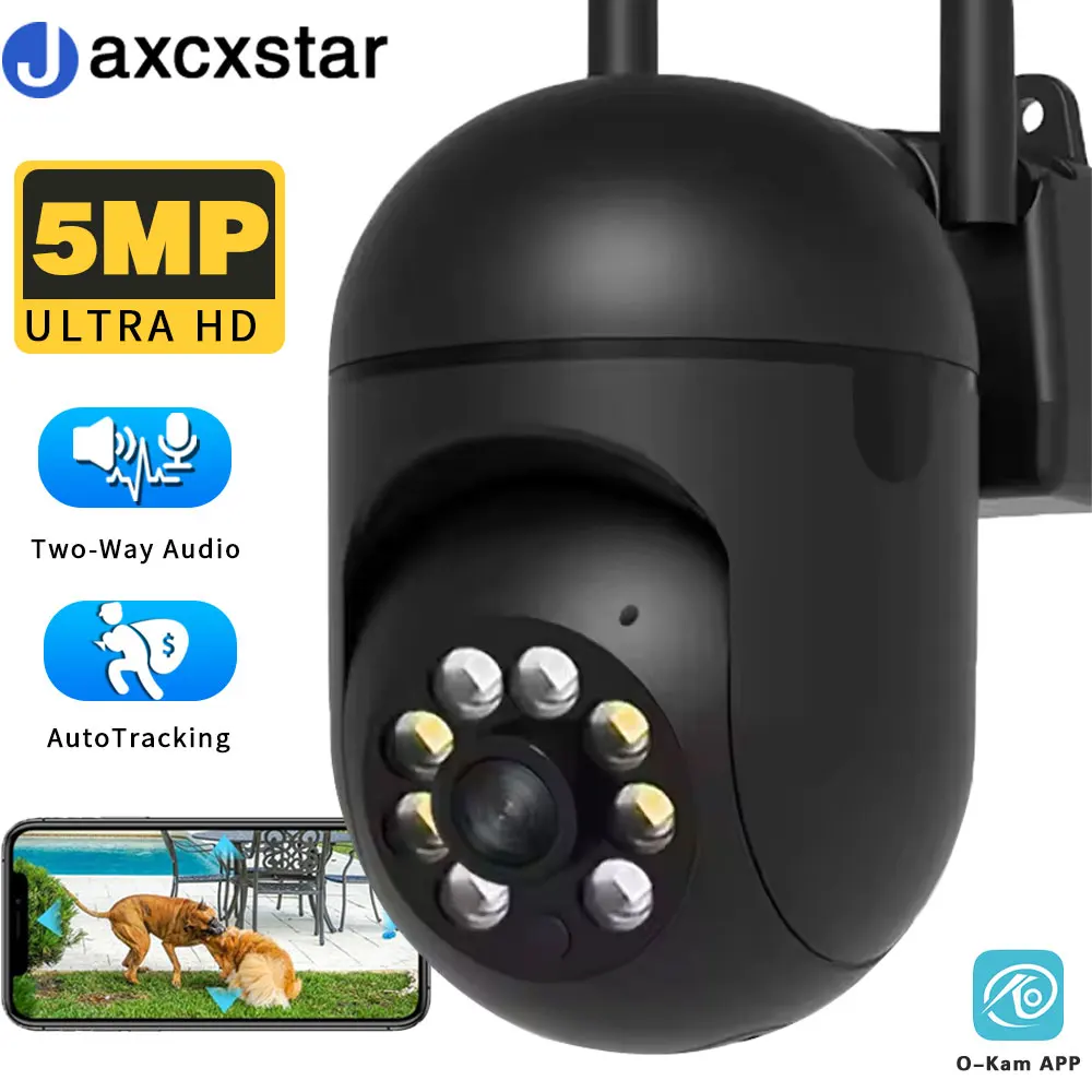 

5MP OKAM 5G Indoor Security Camera | Dual-Frequency Audio WiFi Baby/Pet Automatic Tracking Detection Security CCTV Camera