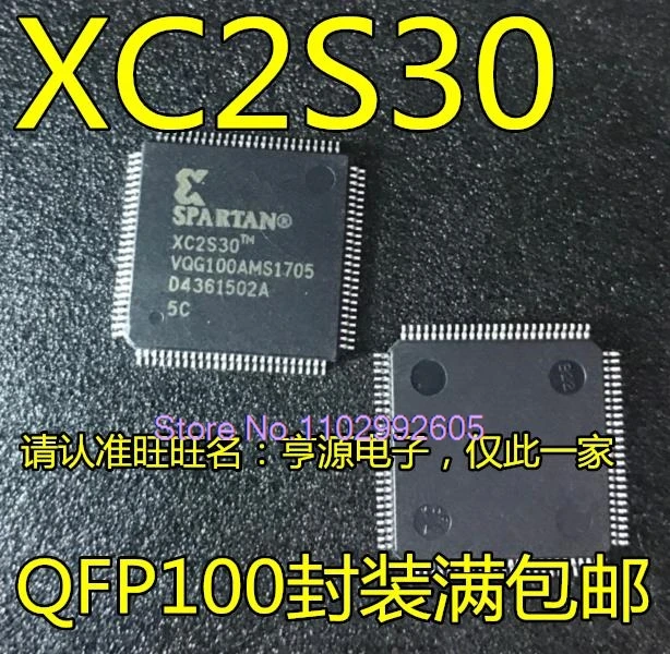 

XC2S30-5VQG100C QFP100 XC2S100-5TQ144C I -5TQG144C QFP144