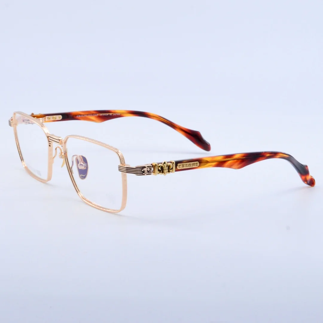 

Classic Men's Business Style Square Myopia Glasses Women's Fashion Lightweight Titanium Alloy Optical Prescription Glasses Frame