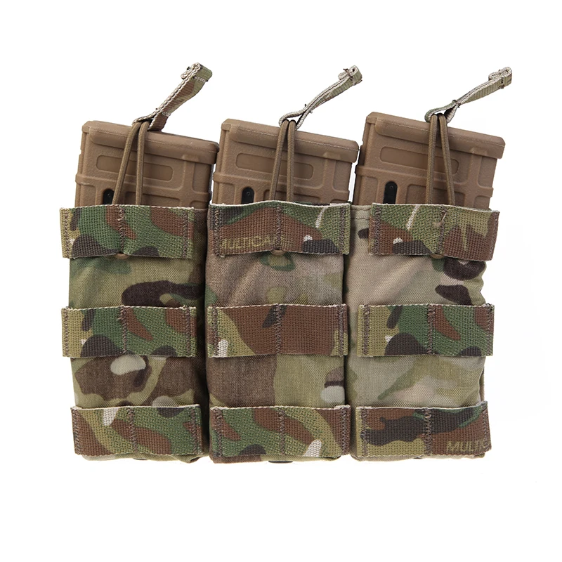 Emersongear Tactical Modular Triple Open Top Magazine Pouch Mag Storage Purposed Bag Molle Shooting Airsoft Hunting CS Game