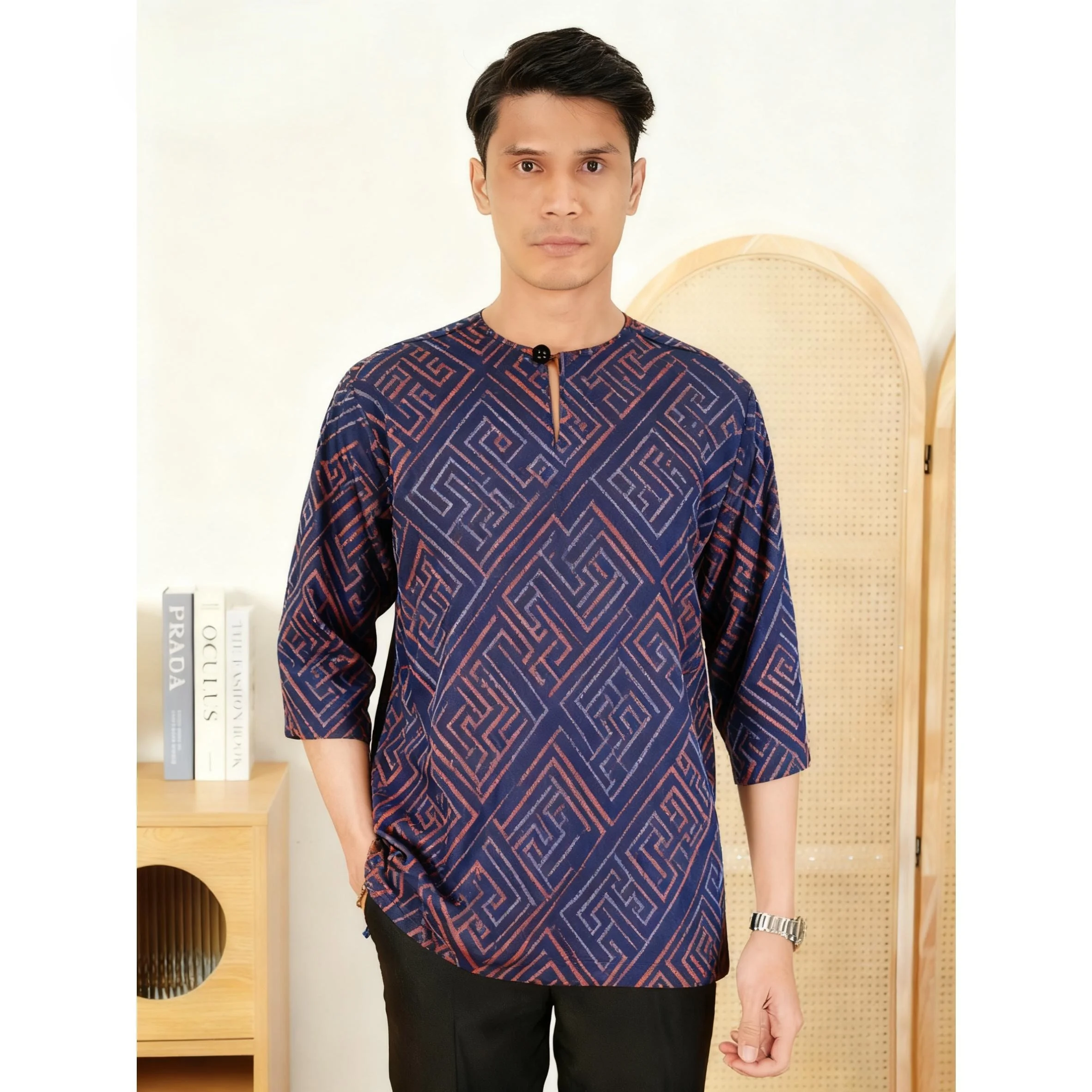 2026 عباية ثوب عربية على الطراز الوطني هينلي النطاقات عادي ثوب تي شيرت مسلم ثوب بأكمام قصيرة الشرق الأوسط روبا أرابي دي