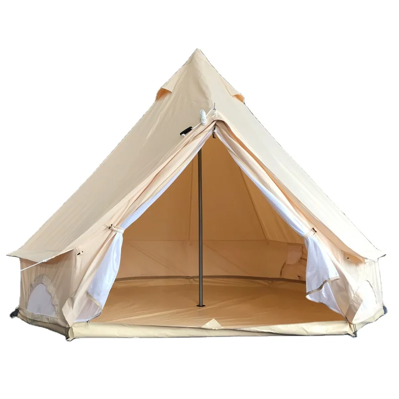 

4 сезона, яркая горячая распродажа, 3, 4, 5, 6, 7 метров, парусиновая палатка-колокольчик для кемпинга на открытом воздухе