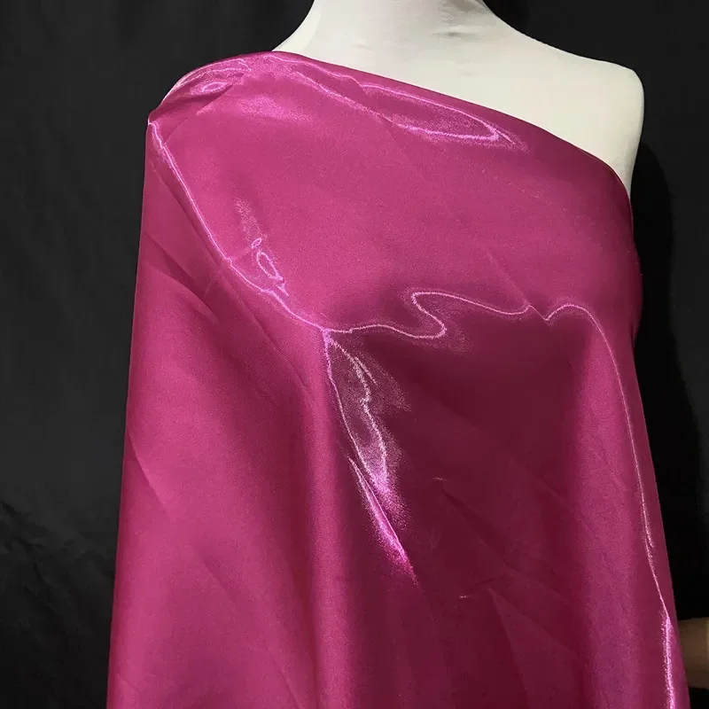 

Хрустальная шелковая светоотражающая ткань, свадебное платье, ветровка, брюки, дизайнерская одежда, шитье своими руками на метр, оптовая продажа ткани