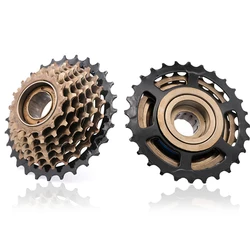 Bike 6/7/8 Speed 13/14-28T Screw On Freewheel for-Shimano Position Bicycle Parts High-carbon Steel Screw Cycling Accessories