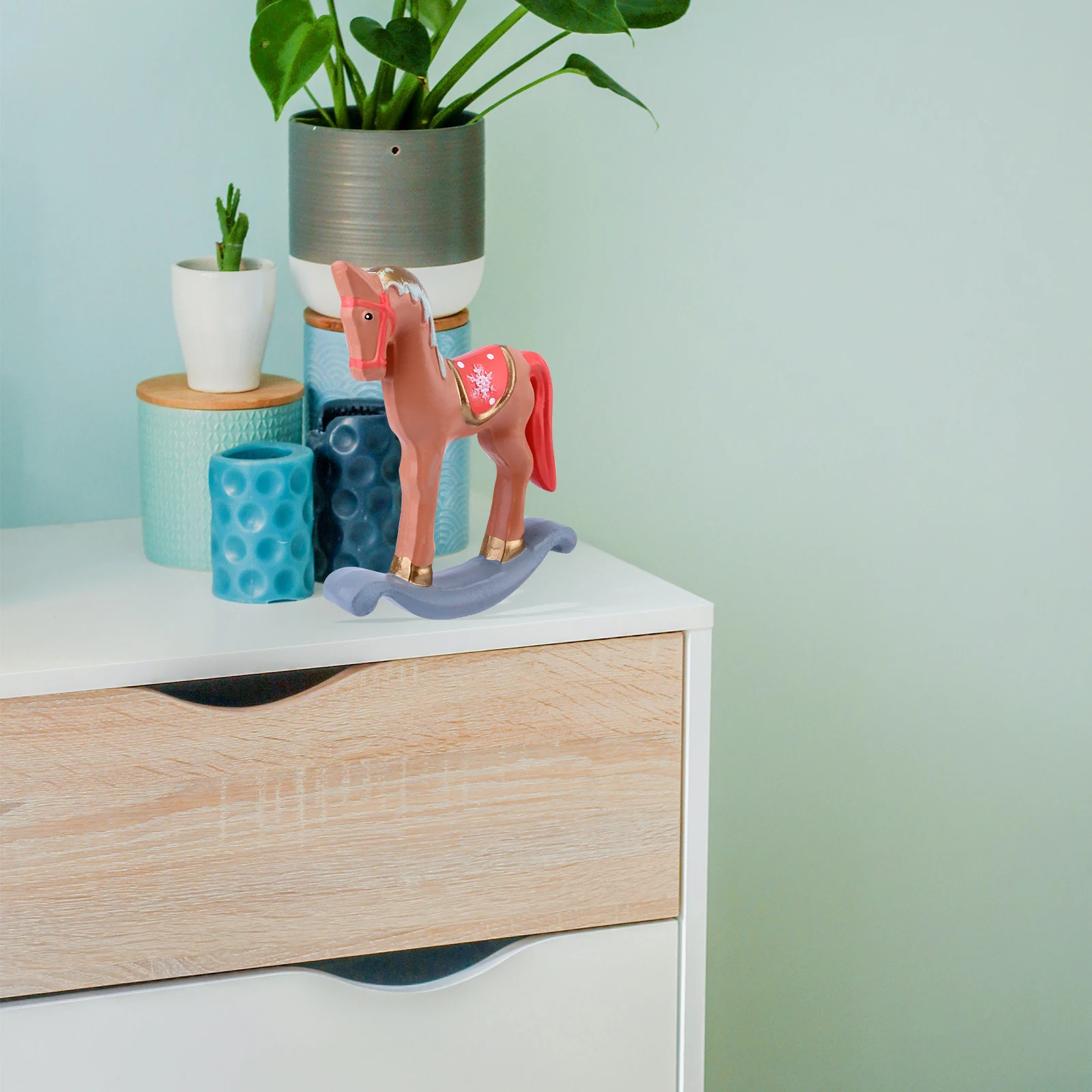 

Christmas Ornaments Wooden Decoration Desktop Adornment Eco Friendly Safe Living Room Desk Shelf Display Christmas Gifts