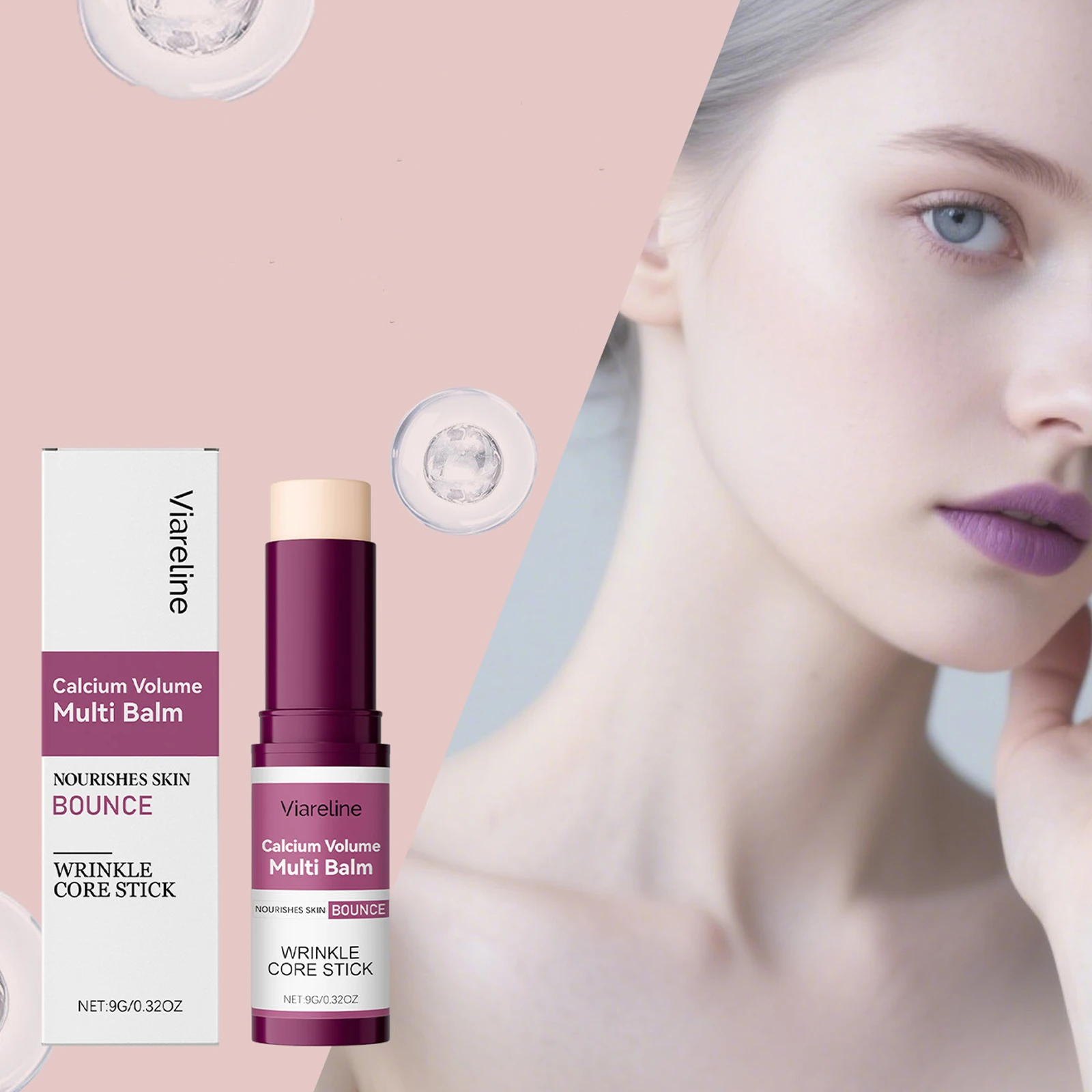 

Multi-function Facial Moisturizing Stick Shrink Pores Lightening Firming Soften Anti-Wrinkle Cream Lip Balm Skin Care Cosmetics