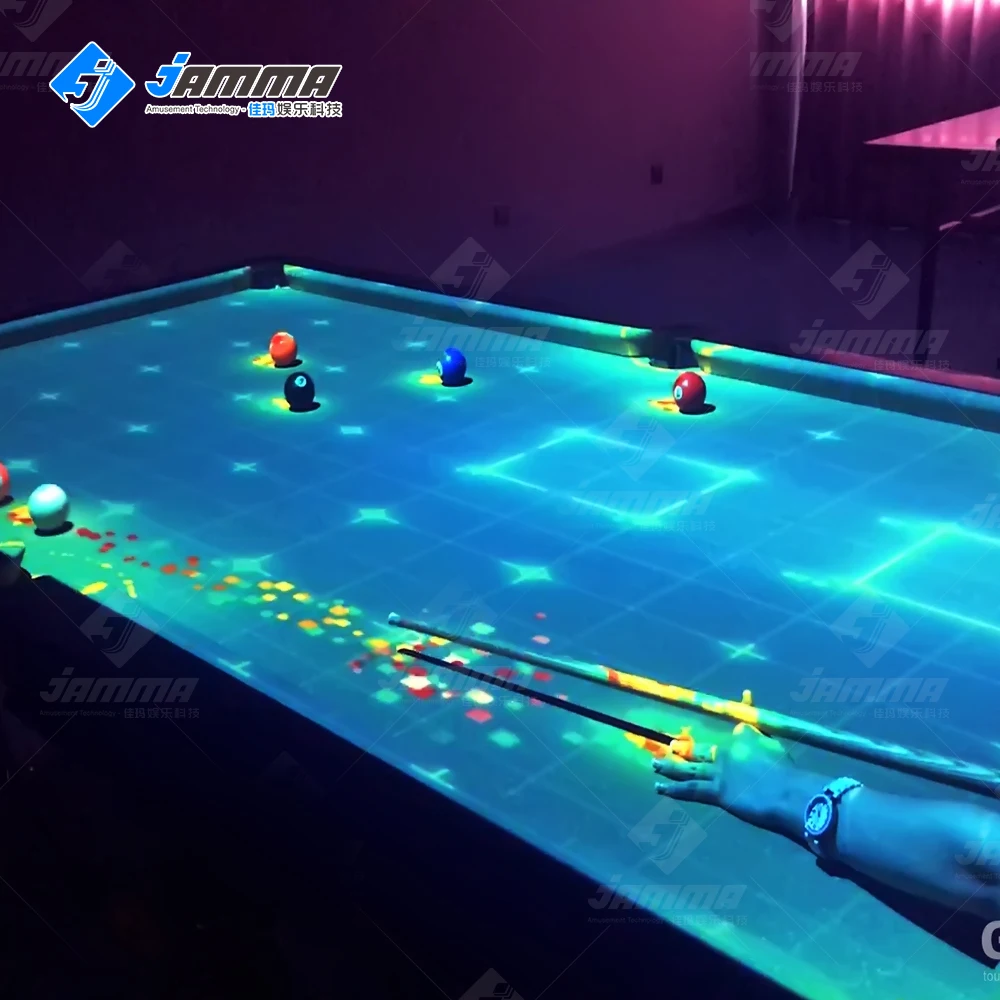 

Indoor Amusement Game Billiard Tables 3D Interactive Projection snooker & billiard tables Games