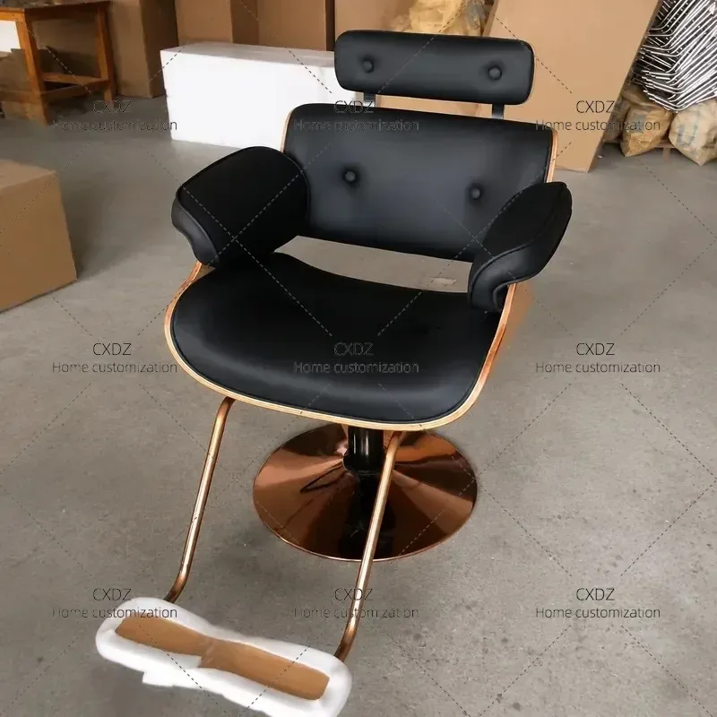 Commercial Hairdressing Salon Furniture Beauty Equipment Styling Chair for Barber Shop Factory Direct Sale Cross-border Hot