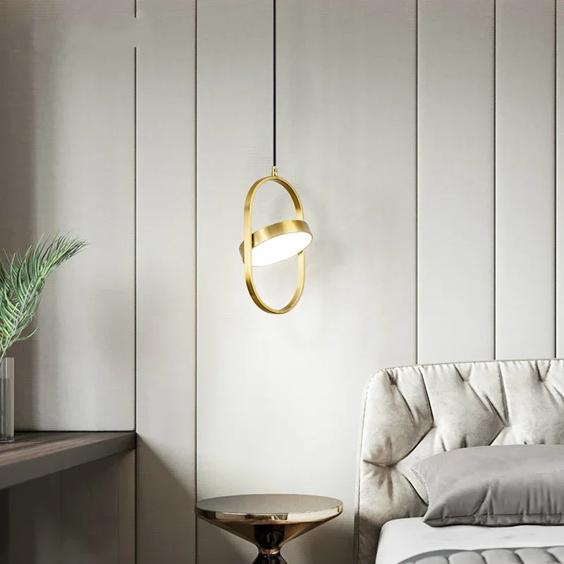 Modern Led Pendant Lights Fixture Bedroom Kitchen Dining Room Hanging Lamps Luminaire Suspension Gold Home Decoration Lighting