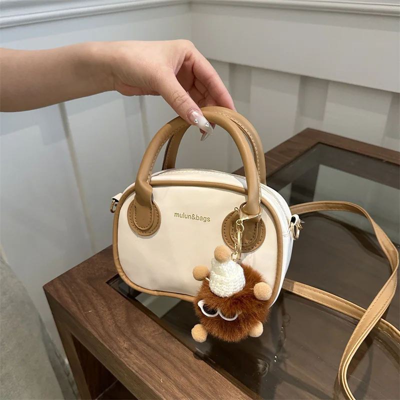 New Trendy Fashion Patchwork Texture Handbag - Versatile Single Shoulder Crossbody Bag - Small Square Bag