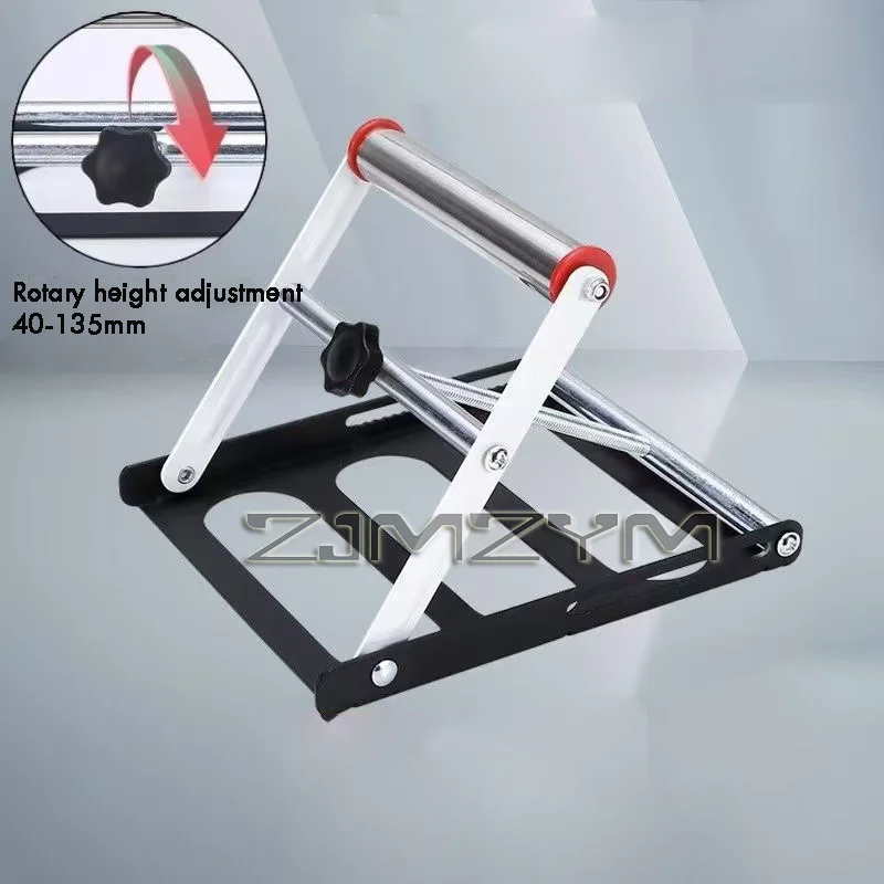 Cutting Machine Material Rack 55-135/40-135mm Height Adjustable Tripod Auxiliary Support Bracket Foldable Bracket Frame