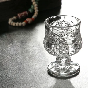 Kleine Set transparentes Schnapsglas, Spirituosenbecher, Rotweinschalen, exquisite Mini -Spirituosen -Tasse, Getränkewaren, Hochzeitsfeier, 6PCS 12 Hauptverkaufsbecher - №12