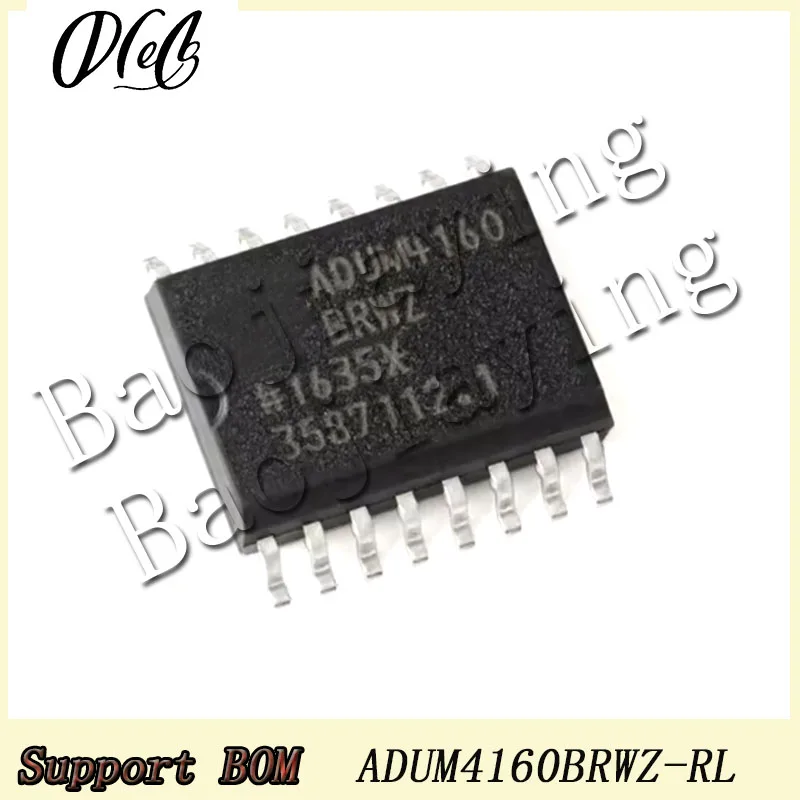 ADUM4160BRWZ ADUM4160BRWZ-RL SOIC-16 IC Chip For Full speed/low-speed USB digital isolator