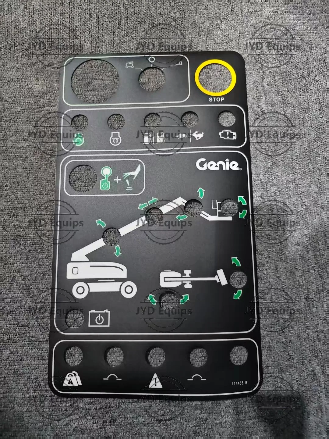 Genie PART 114465gt 114465 Decal Ground Control Panel Used for T S-80,S-85,S-60,S-65