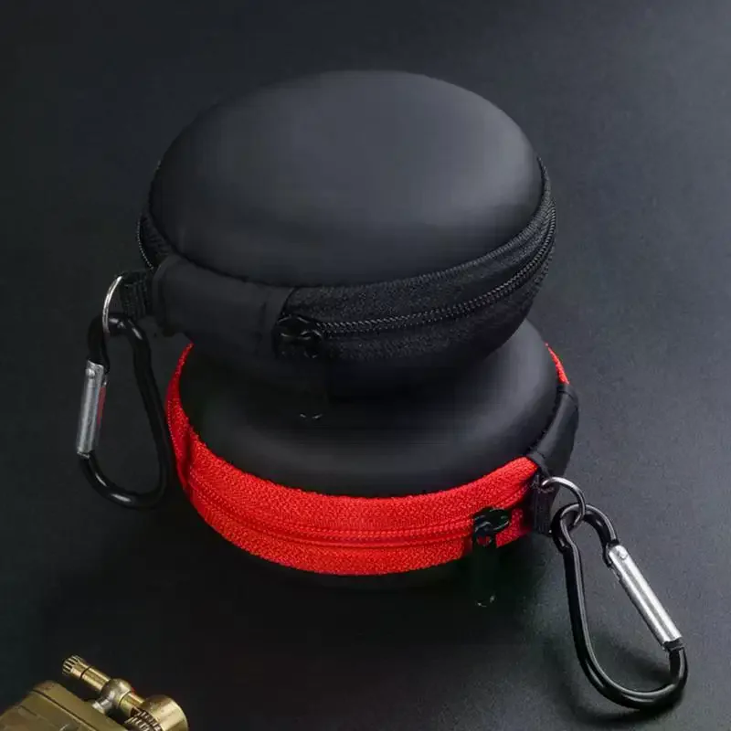 New Lightweight EVA Portable Ashtray With Keychain Anti-smog Ashtray With Outer Bag Cover Car Travel Ashtray