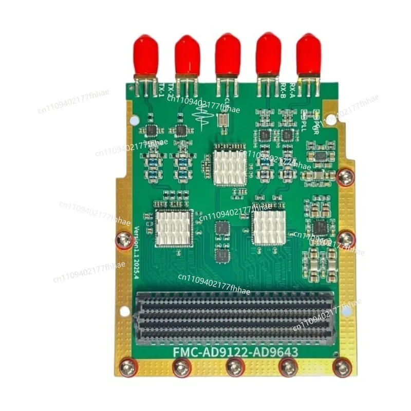 FMC-AD9122-AD9643 Dual-channel High-speed ADC/DAC Daughter Card, DC-coupled, Intermediate Frequency