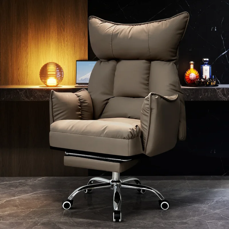 Boss chair Home computer Sofa chair Comfortable sedentary office chair Back seat Lunch break Reclining study desk