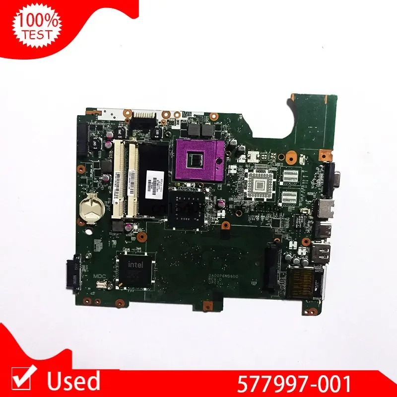 Usado DDR2 Placa Principal para Laptop, DA00P6MB6D0, HP G61 CQ61, 577997-001