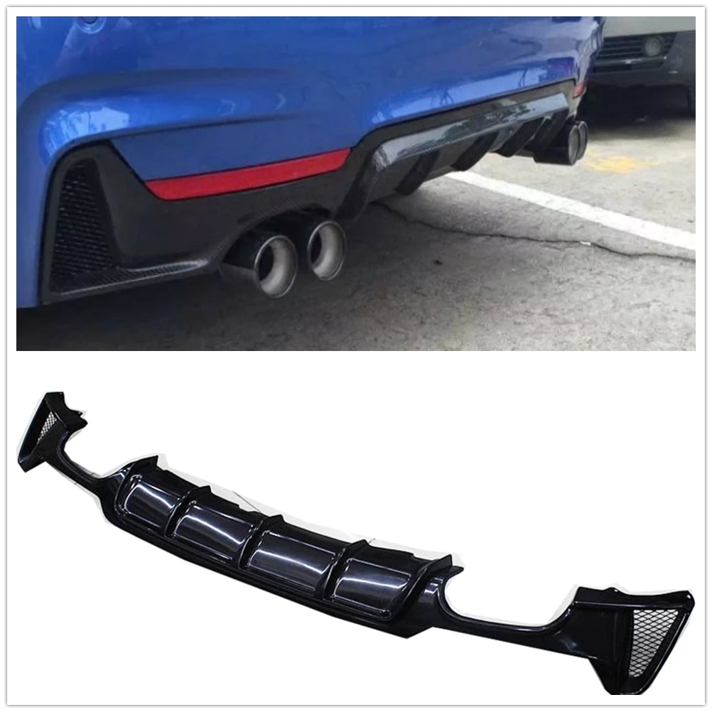 Rear Bumper Diffuser Lip Exhaust Splitter Spoiler For BMW F32 F33 435i M Tech 2014-2020