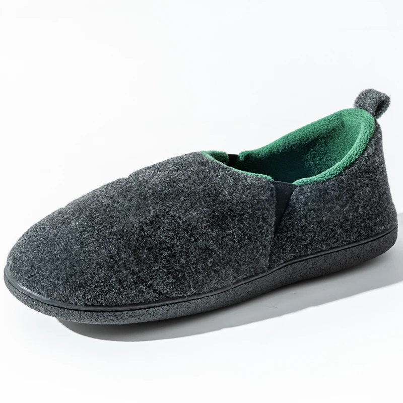 Litfun Winter Men Cotton Shoes Indoor Warm Fur Fluffy Men Casual House Slippers Outdoor Antiskid High Quality Fuzzy House Shoes