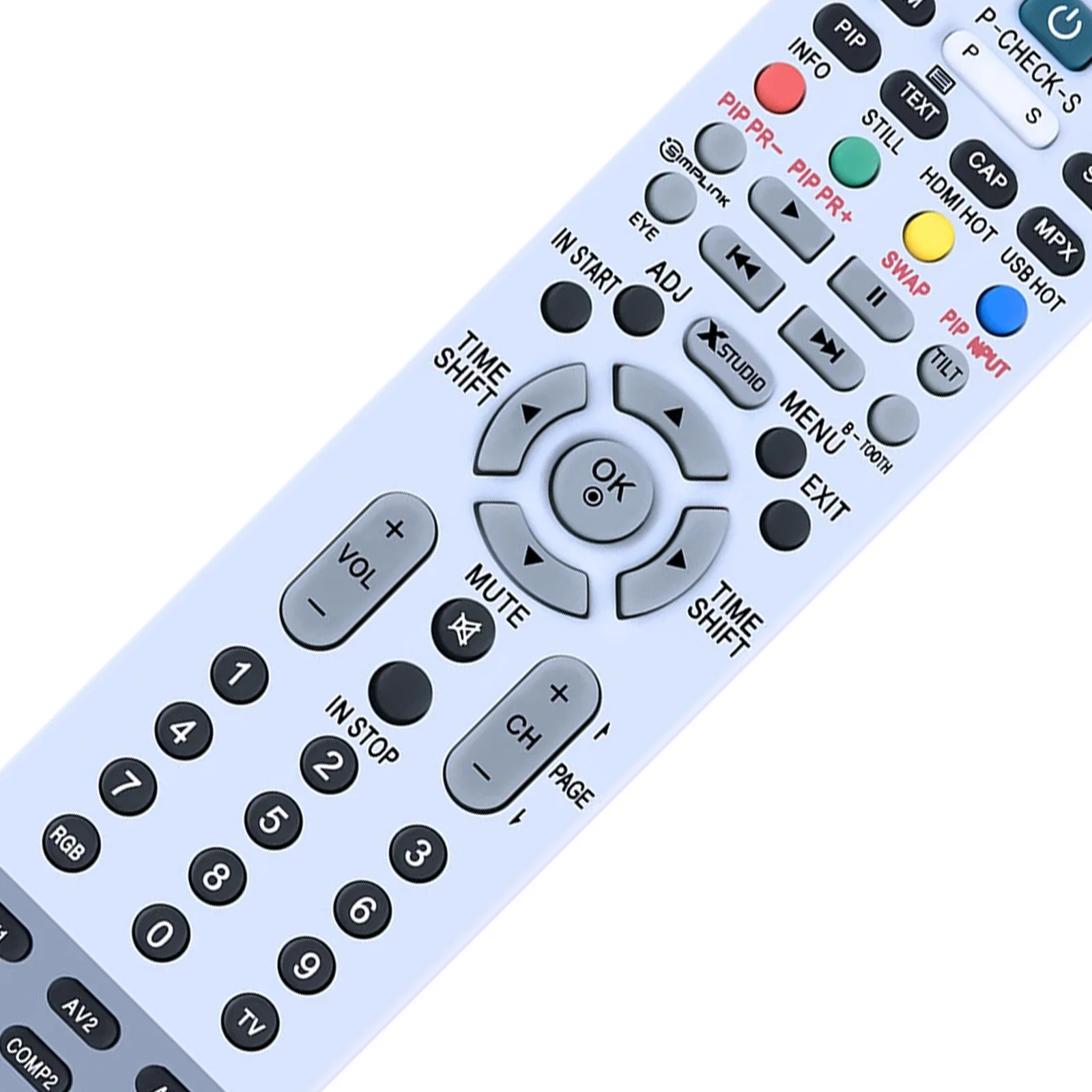 Zapasowy pilot MKJ39170828, kompatybilny z telewizorami LCD i LED marki LG. — zdjęcie produktu 3
