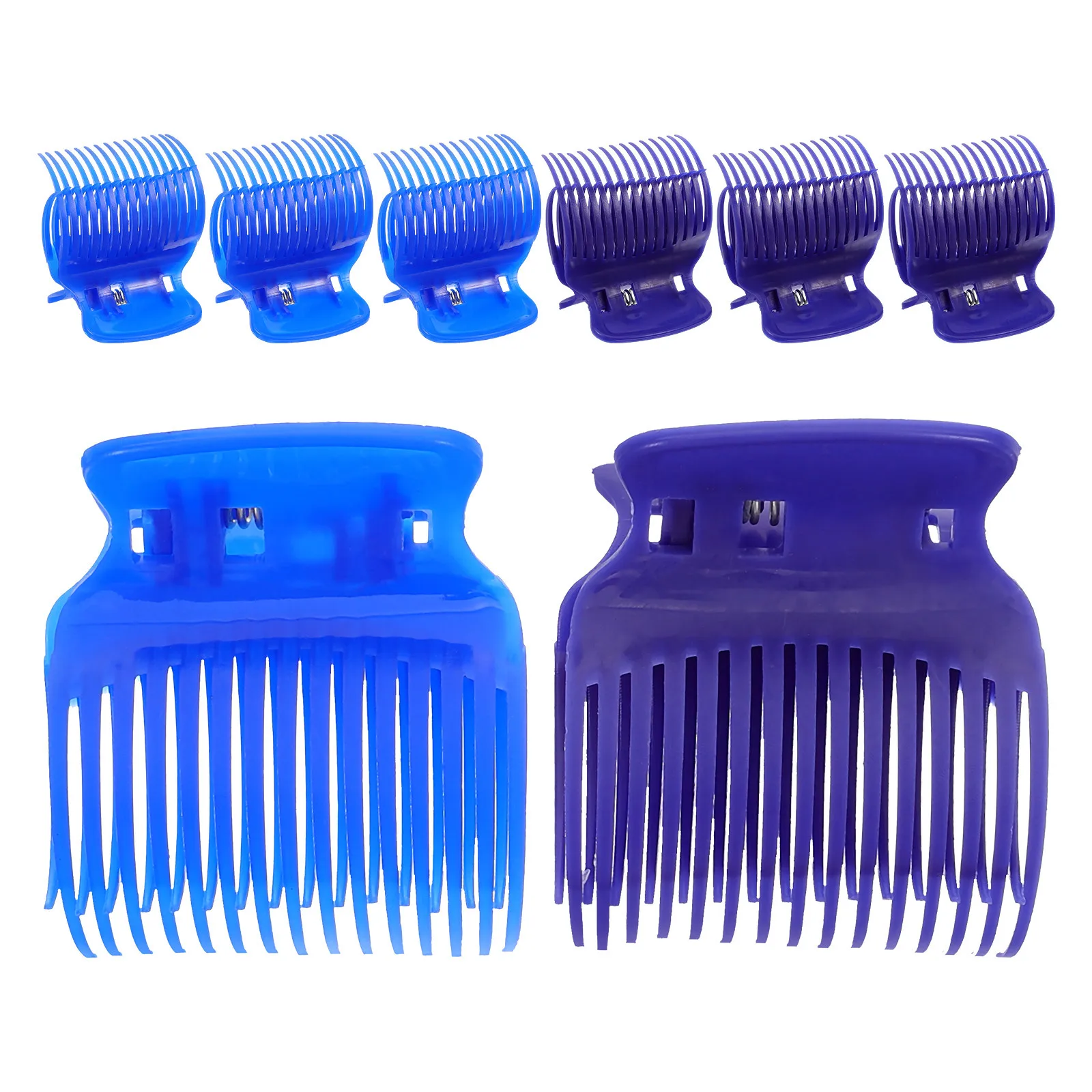 

8 шт., сменный набор зажимов для горячего ролика, прочная ручка, зажимы для завивки, инструмент для термостайлинга, секционирующий инструмент для коротких средней длины