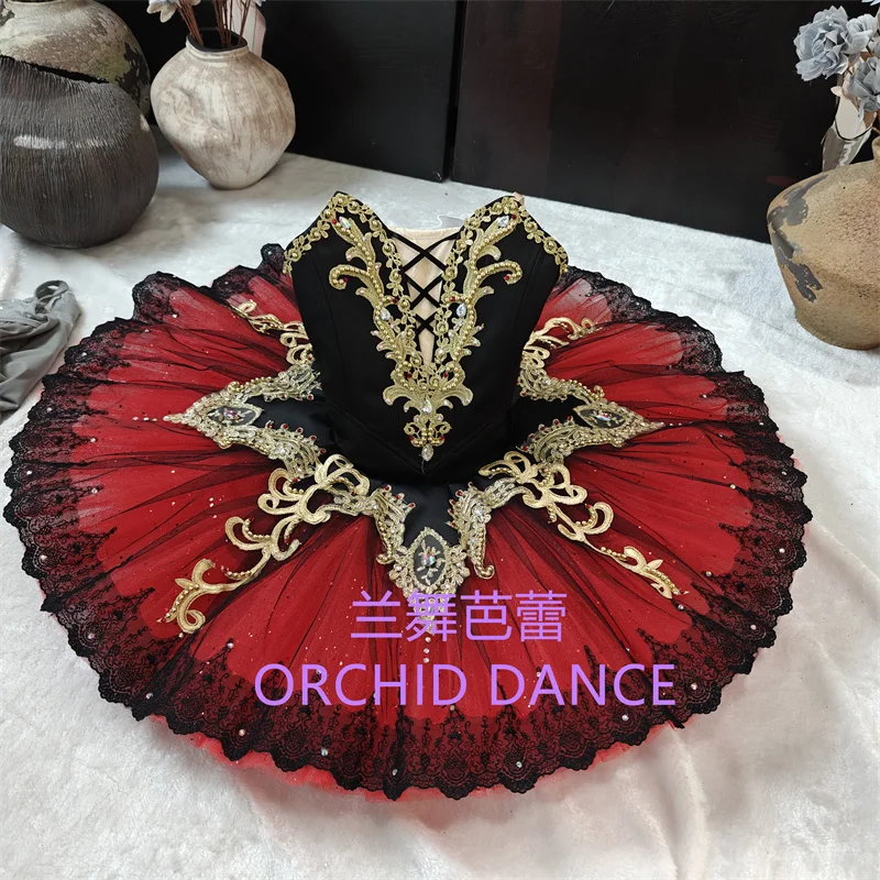 

BT01644 Professional Custom Size Custom Color Kids Girls Women Adult Red Ballet Tutu Costumes