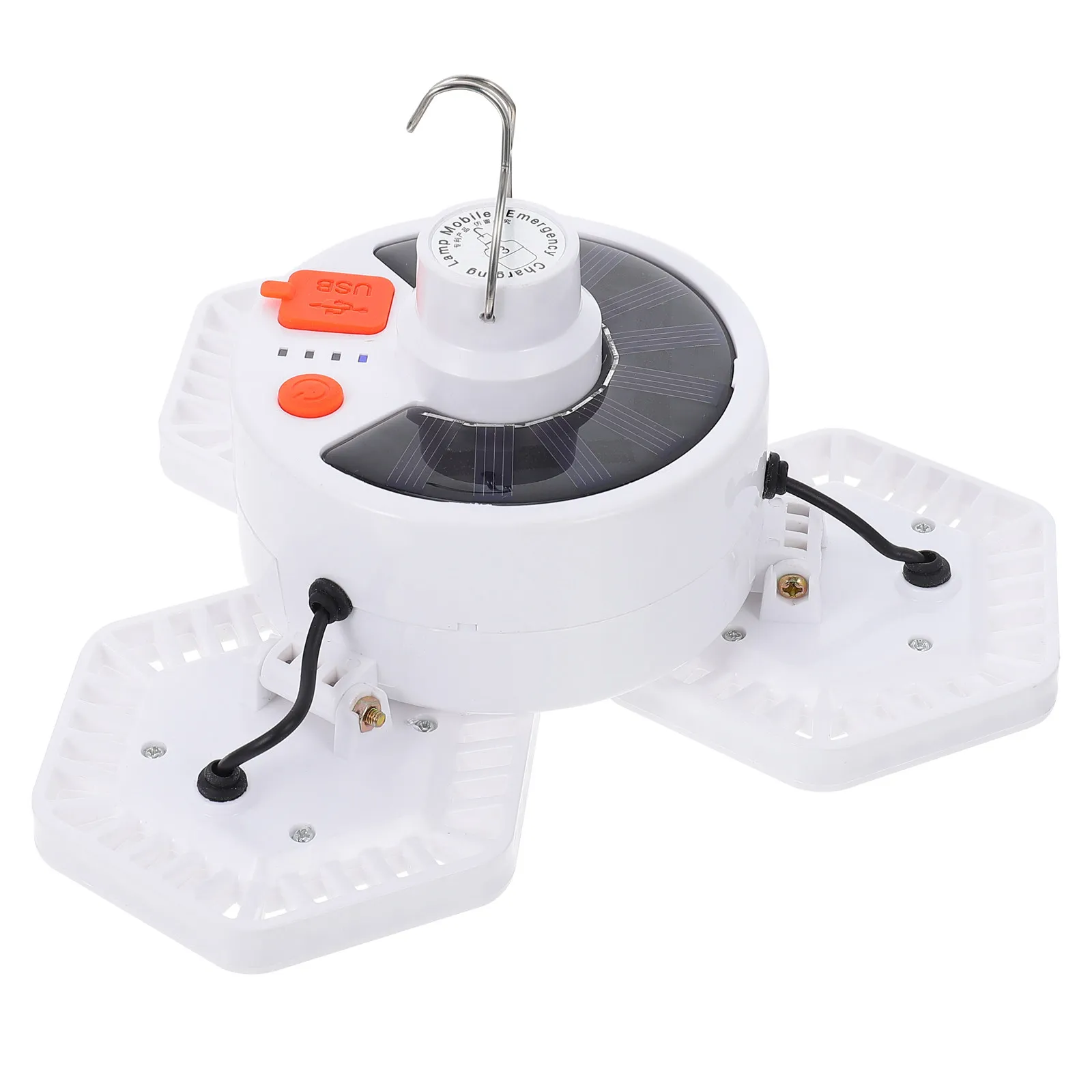 1Pcs Remote Control Bulb Multifunctional Solar Camping Lamp Outdoor Tent LED Portable Emergency Lighting Tool Camping Lamp
