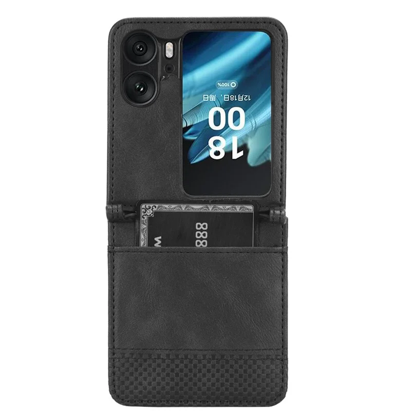 For OPPO Find N2 Flip Luxury retro flip pu leather wallet magnetic adsorption case for oppo find N2 flip phone bags