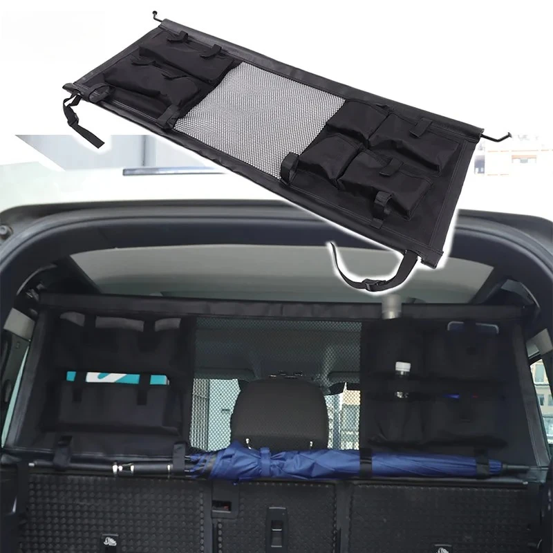 Car Modeling Trunk Safety Isolation Protective Netting Pet Fence Netting，Land Rover Defender 110 2020-2025 Car Accessories