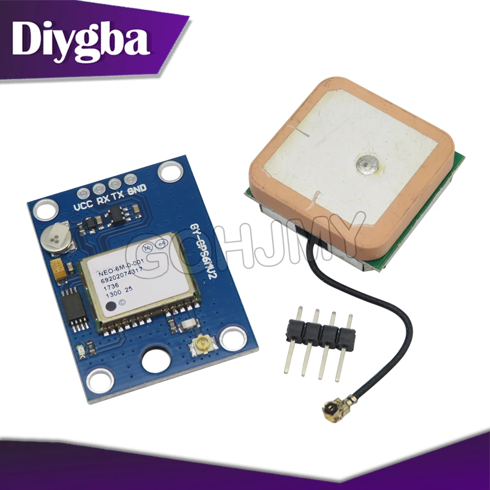 GY-NEO6MV2 NEO-6M GPS Module 3V-5V NEO6MV2 with Flight Control EEPROM MWC APM2.5 large antenna for arduino