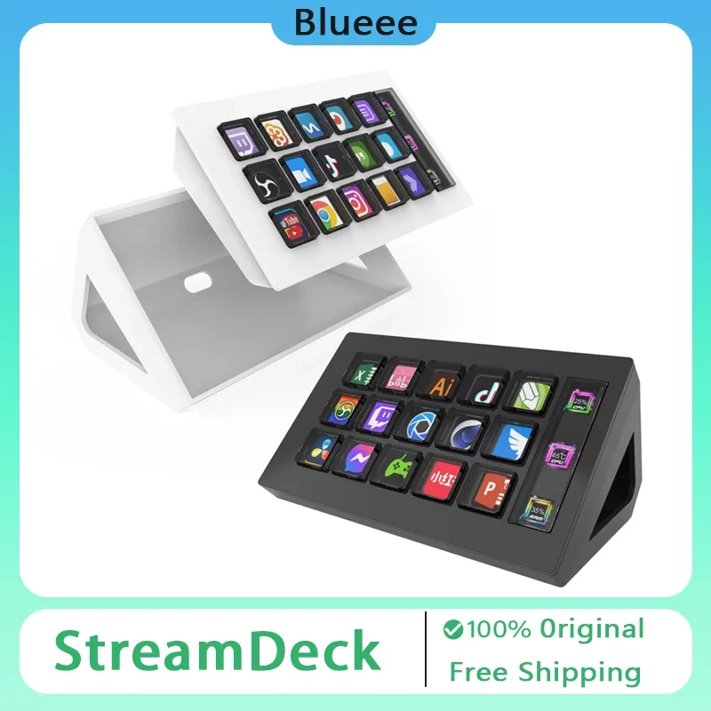 

MiraBox 293s StreamDeck визуальная мини-клавиатура с ЖК-кнопкой, 15 клавиш, контроллер прямой трансляции, программирование игровой клавиатуры под заказ Win Mac