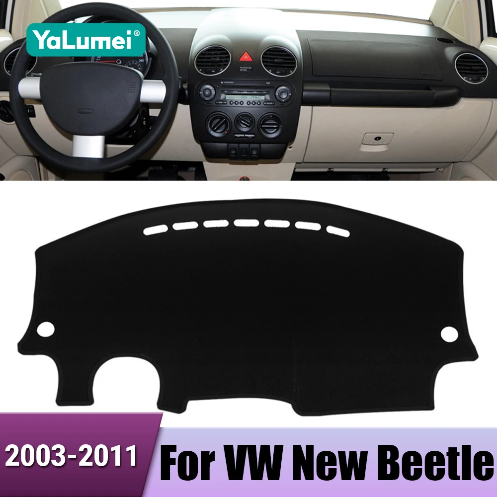 

Для Volkswagen VW New Beetle 2003 2004 2005 2006 2007 2008 2009 2010 2011 коврики для приборной панели автомобиля, избегайте легких накладок, аксессуары