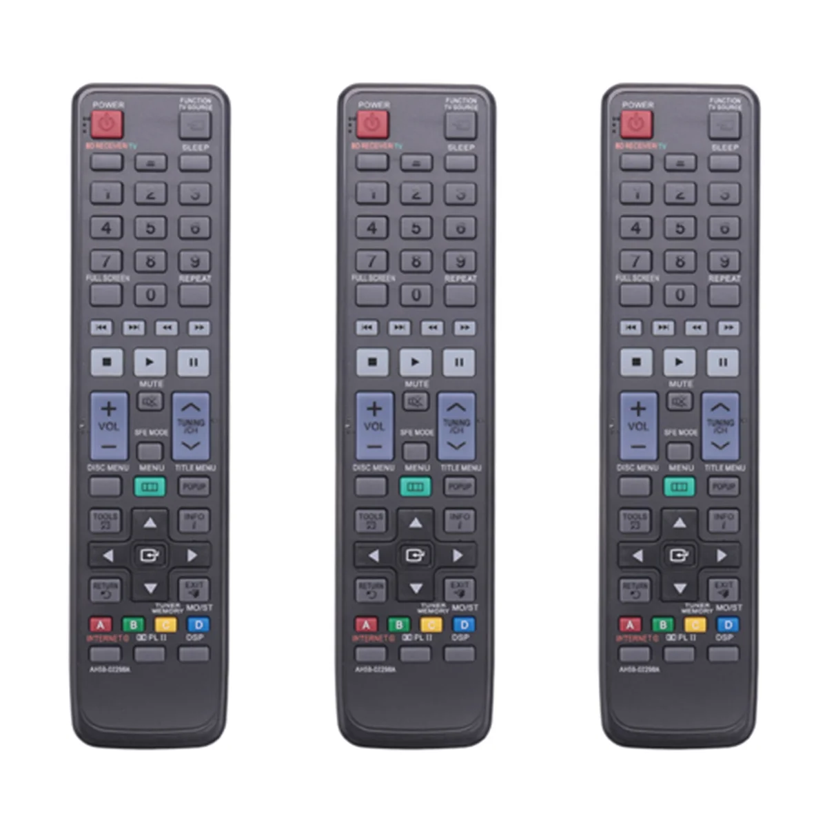3X Ah59-02298A Сменный пульт дистанционного управления для системы домашнего кинотеатра Samsung Bd Blu-Ray Htc5500 Htc6500 Htc5550-A74Z