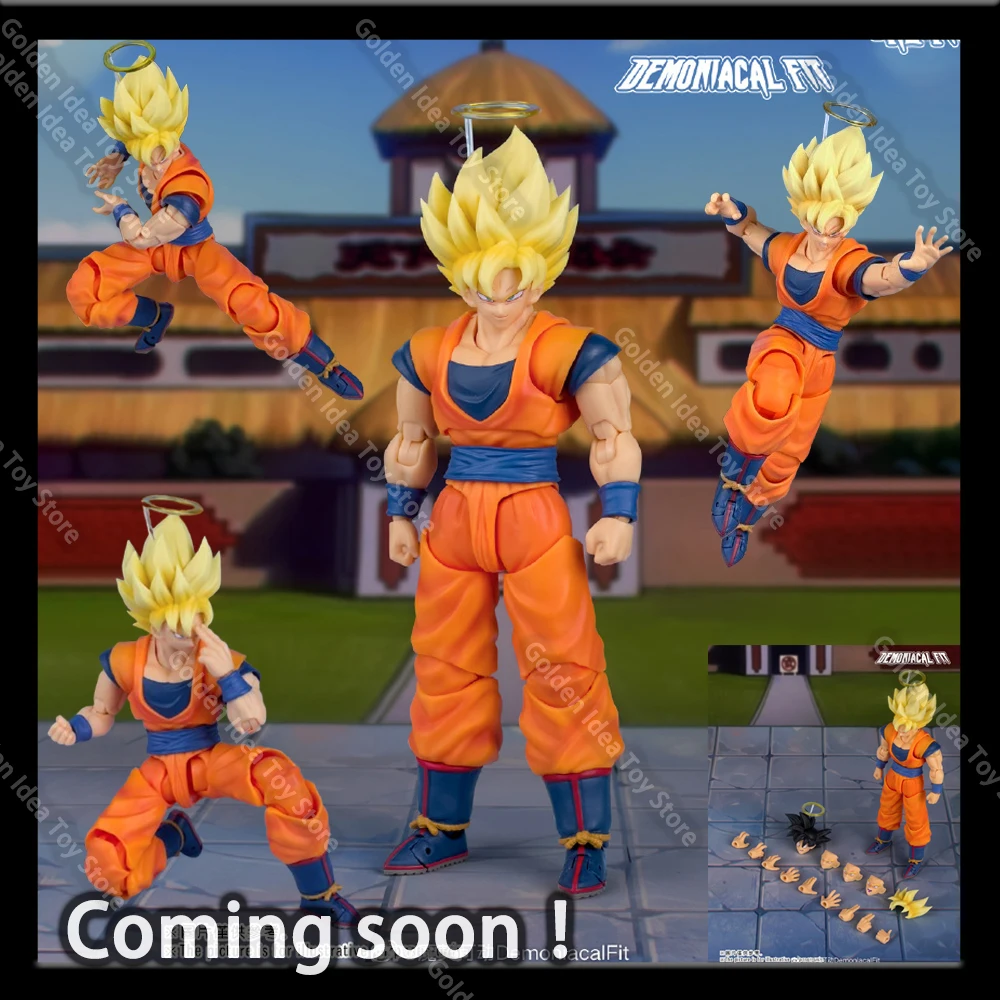 En Stock, figura de acción Demoniacal Fit Dragon Ball Super Saiyan Goku 3,0, figura corporal, decoración de escritorio coleccionable, modelo de juguete, regalos