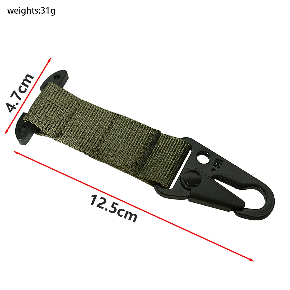 Tactical Clash Hook Hanging Carabiner ICB Molle Webbing Clip Olecranon Outdoor Hunting Vest Cummerbund Metal Belt Accessories