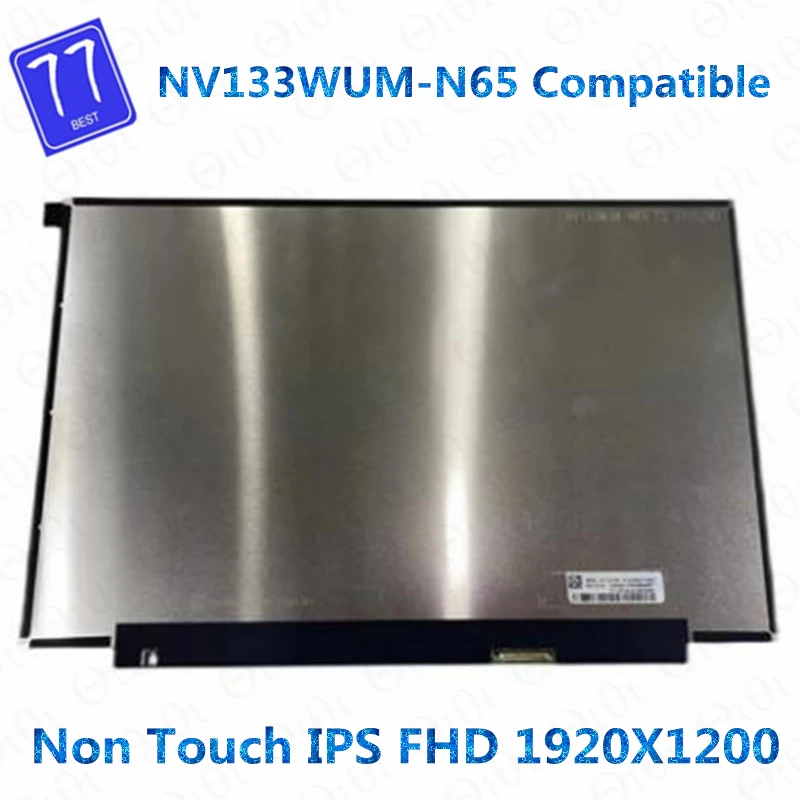 

13.3" 1920x1200 EDP 30Pins LED LCD Screen IPS Laptop Display Panel Slim for HP B133UAN01.3 LP133WU1-SPD2 NV133WUM-N65 30pin