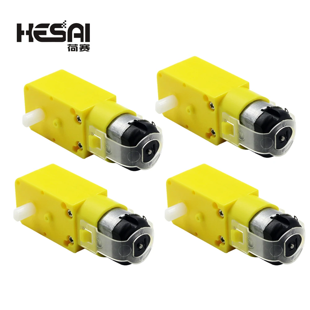 1/2/4PCS TT Motor Smart Car Robot Gear Motor dla Arduino DC 3V-6V DC Gear Motor Inteligentne podwozie samochodu Silnik samochodowy z czterema napędami