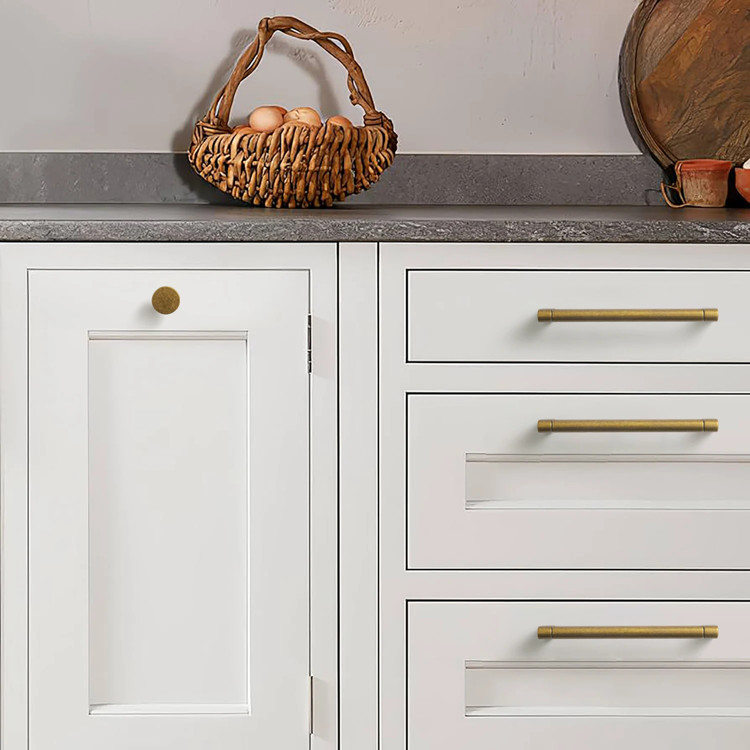 Solid Zinc Alloy Cabinet Handle Furniture Long Handle Kitchen Cabinet Knob and Pulls Sturdy Wardrobe Drawer Handle