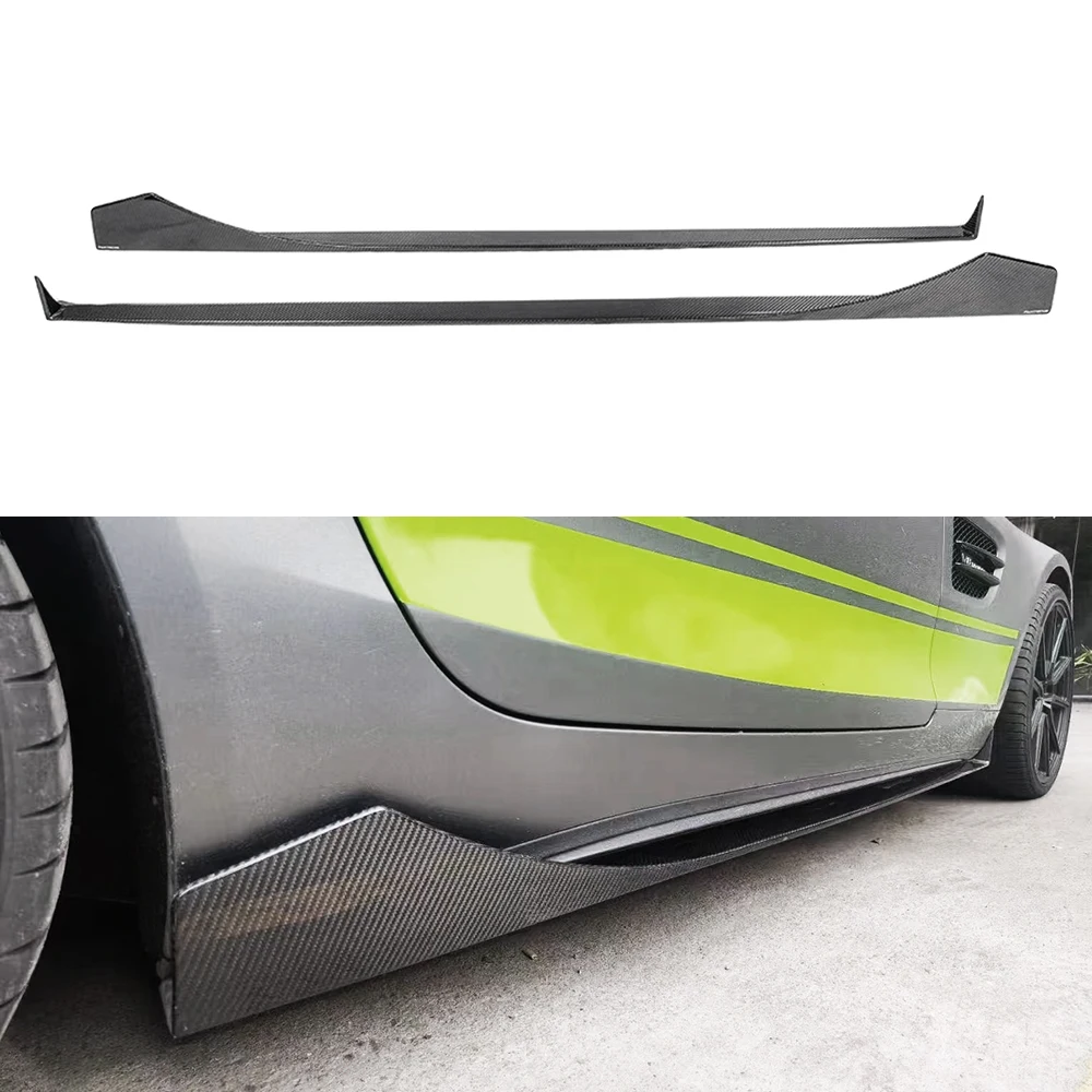 

For GT GTS GTC GTR 2 Door Carbon Fiber Side Skirt Exterior Accessory