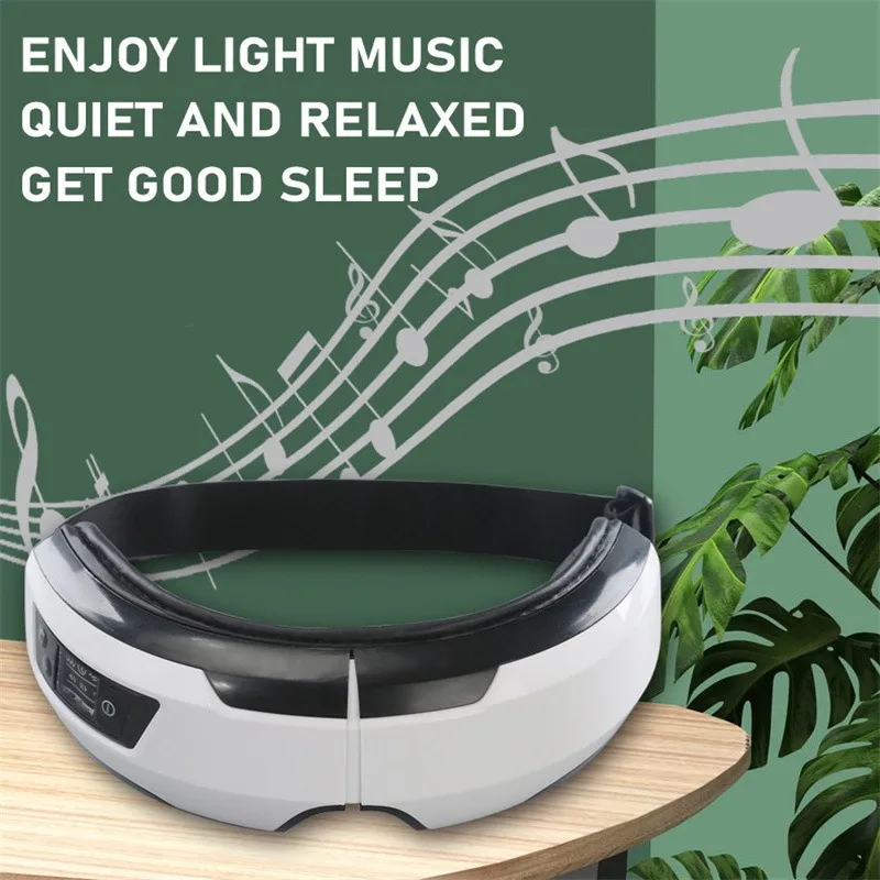 Smart Portable Vibration Eye Massager Airbag Compress Eye Care Tool Bluetooth Music Eye Massage Eye Relax Fatigue Sleepping Mask view 3