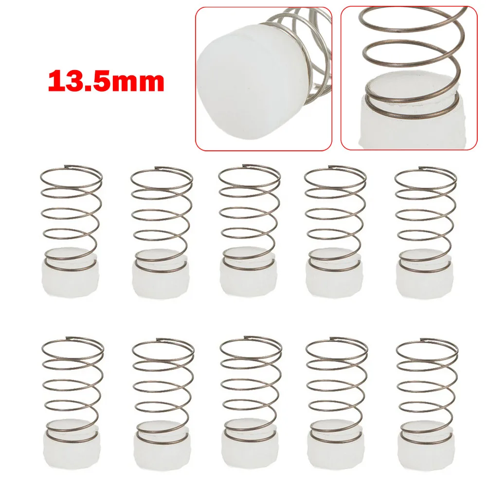 10 Sets Air Compressor Seal Pads Spring 13.5mm Foot Protector Rubber Seal Pads 28 X 13.5mm Compressor Parts 10