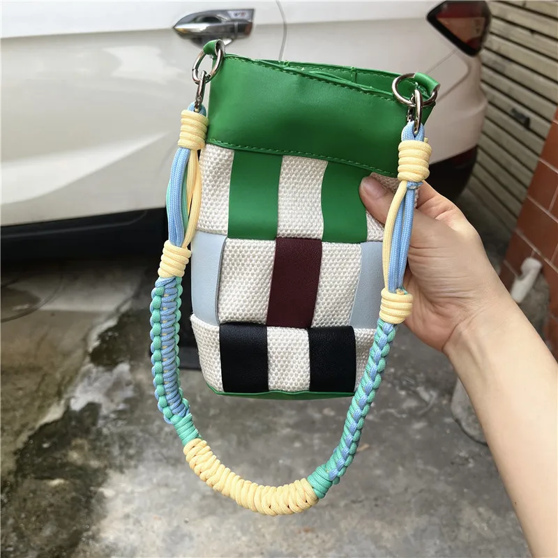 Smartphone Shoulder Strap Colorful Bag Strap Braided Bag Body Kit Handwoven Lanyard Universal Accessories Chain Underarm String